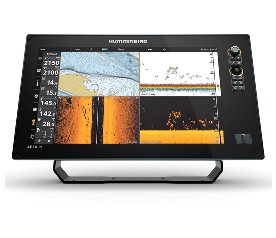 HUMMINBIRD APEX 19 GPS plotter Mega SI+ DI+ Chirp 2D