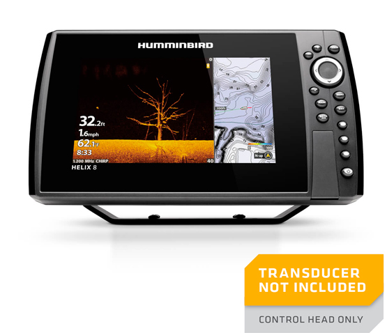 HUMMINBIRD HELIX 8 CHIRP Mega DI Chirp 2D GPS G4N w/o trans.