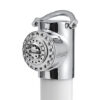 Osculati Classic Evo chromed deck shower PVC hose 2.5 mm Flat mounting