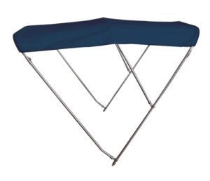 Osculati 3-arc bimini high AISI316 Ø 25 mm 185/195 cm blue