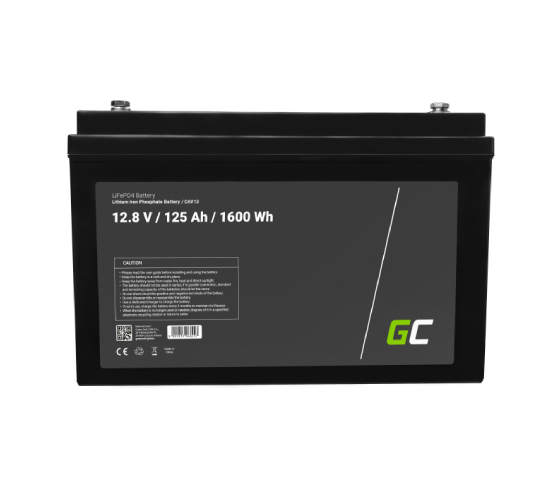 Green Cell LiFePO4 battery 12.8V 125Ah