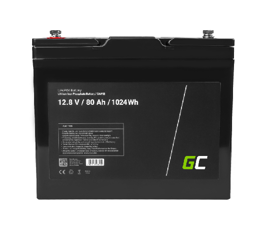 Green Cell battery 12.8V 80Ah
