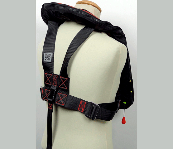 Seasafe I-Zip 170N LifeJacket Logo BE, Black