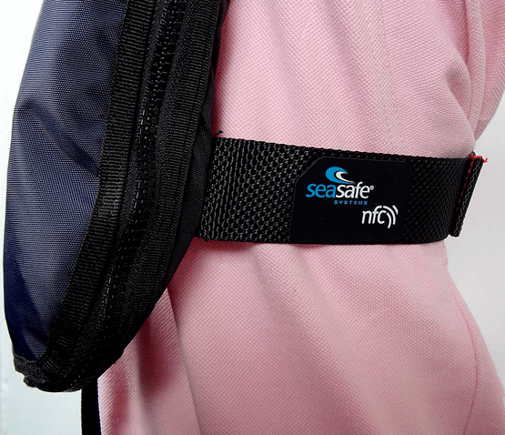 Seasafe I-Zip 170N LifeJacket Logo BE, Black