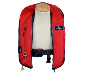 Seasafe I-Zip 170N LifeJacket Logo BE,  Red