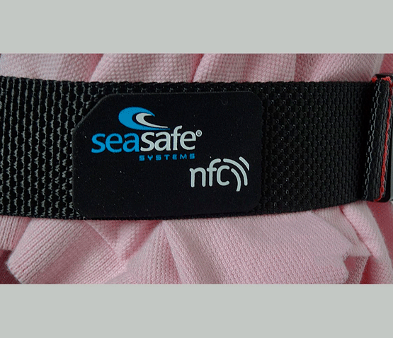 Seasafe I-Zip 170N LifeJacket Carbon fiber cover Logo BE, Graphite