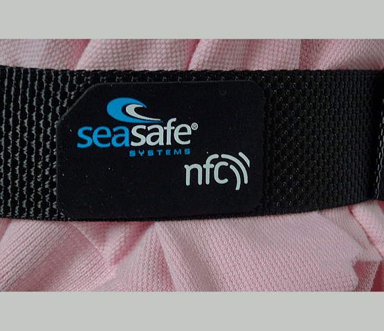 Seasafe Junior 150 Child Self Inflating Automatic Life Jacket Logo BE, Hot Pink