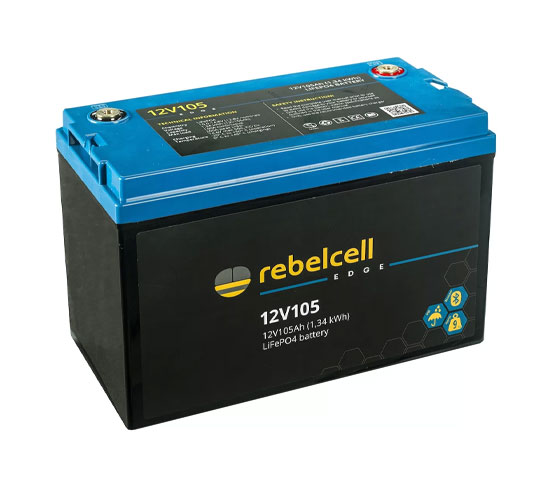 REBELCELL 12V105 EDGE LiFePO4 battery