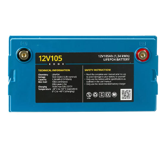 REBELCELL 12V105 EDGE LiFePO4 battery