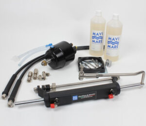 Mavimare Hydraulic Steering Kit for Outboards up to 300 hp Tie Bar