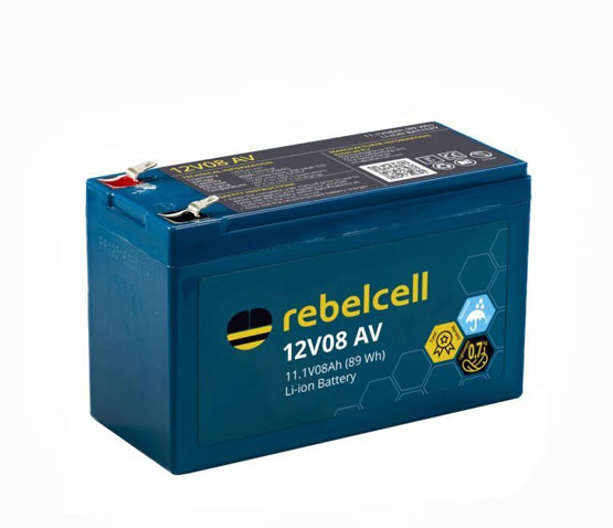 REBELCELL 12V08 AV Lithium battery