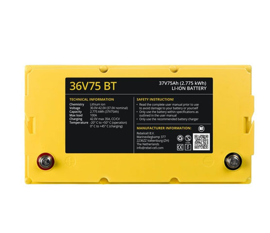 Rebelcell Baterie 36V75 BT Lithium