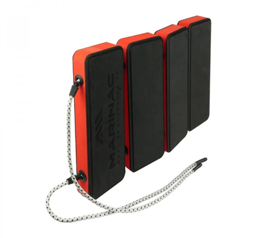 MARINAC Flexi EVA Boat Fender Black Red